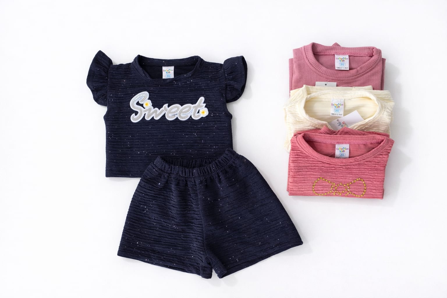 Conjunto textura brillo