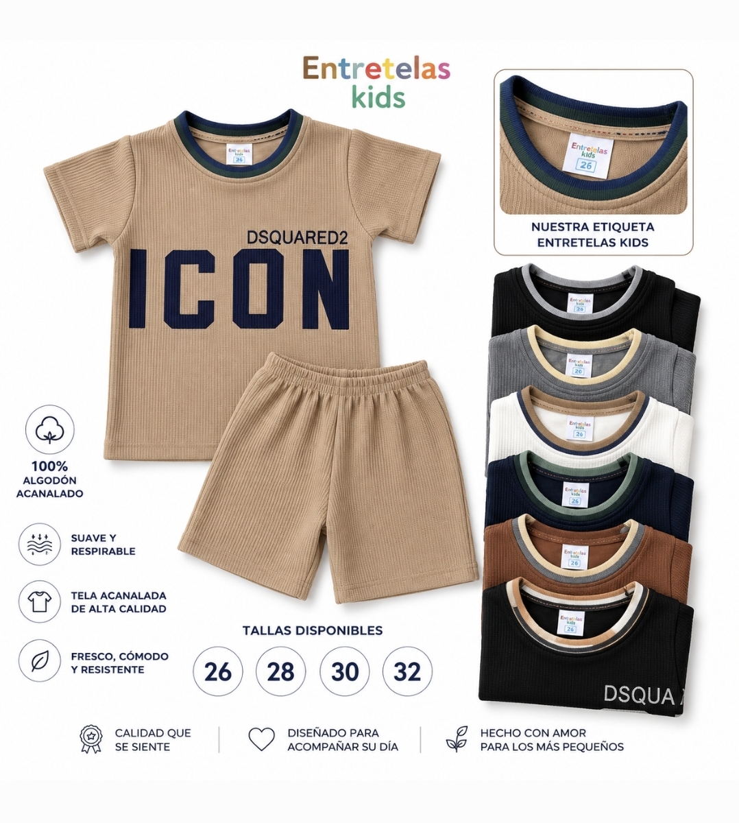 Conjunto acanalado Icon