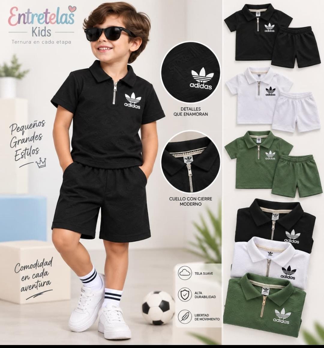 Conjunto niño cierre